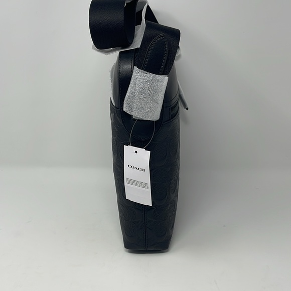 Coach Houston Flight Bag In Signature Leather - Picture 5 of 10